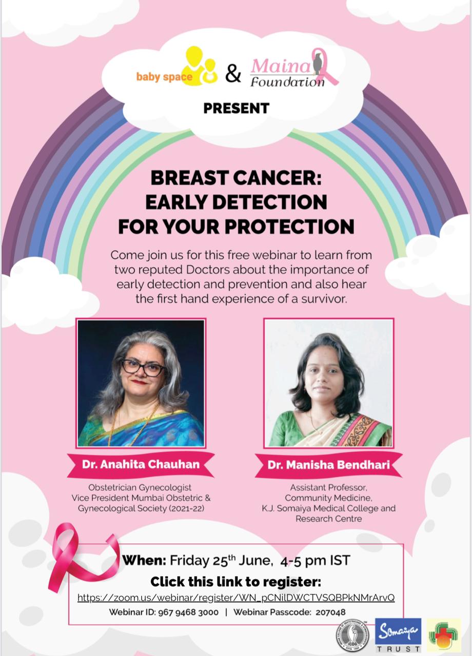 FREE WEBINAR: Breast Cancer – Early Detection for your Protection