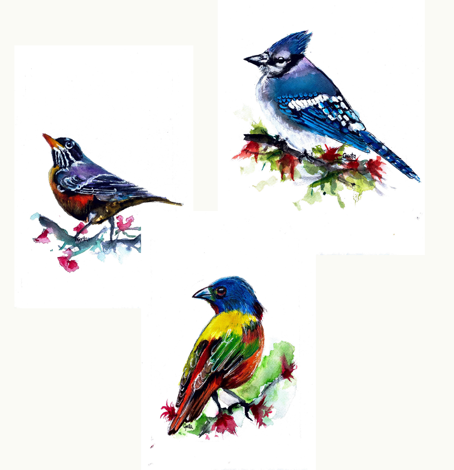 “The Three Birds” – By Geeta Pathak