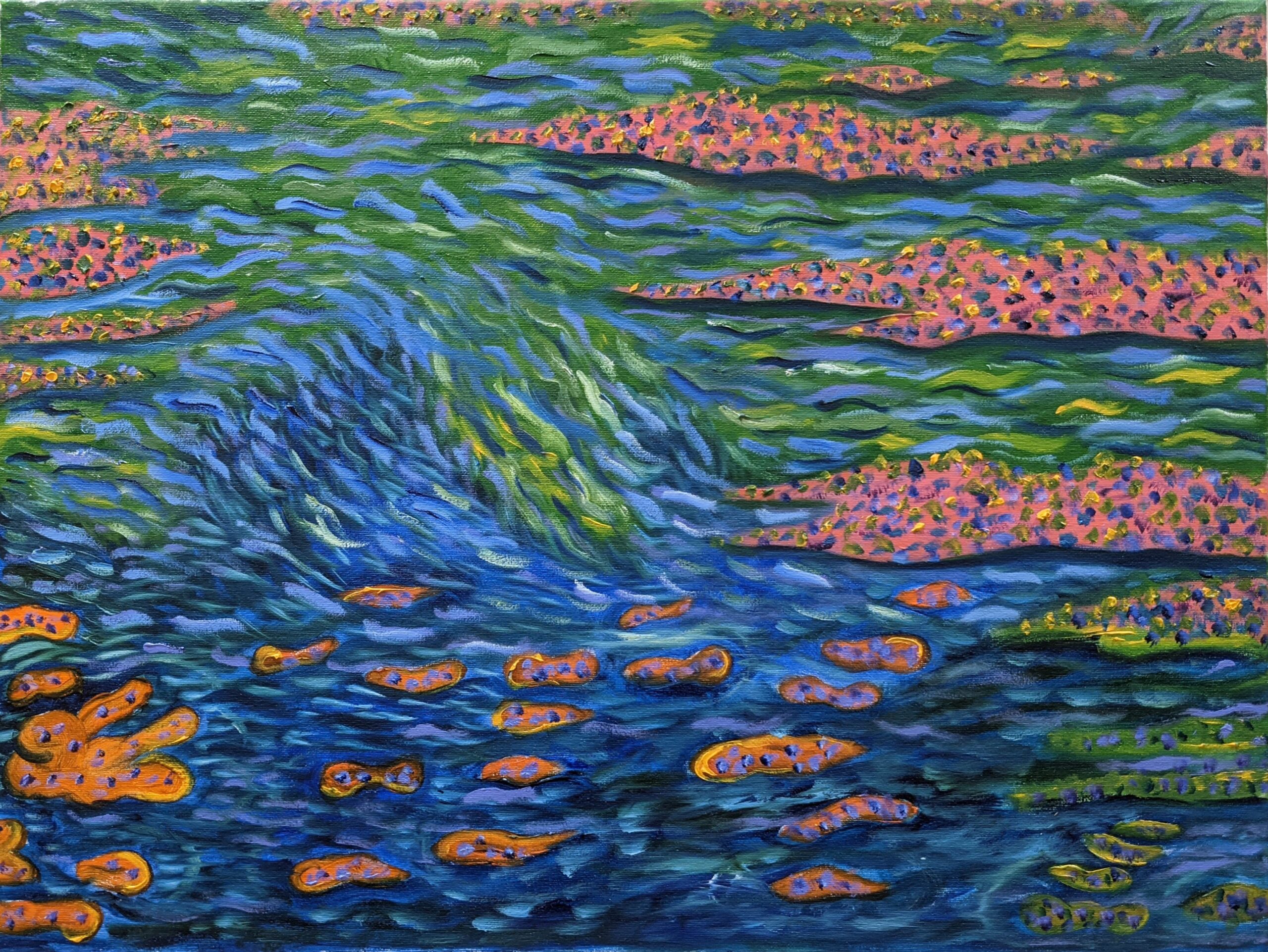 “Monetesque Getaway” (Inspired by Claude Monet)- by Sonika Gupta