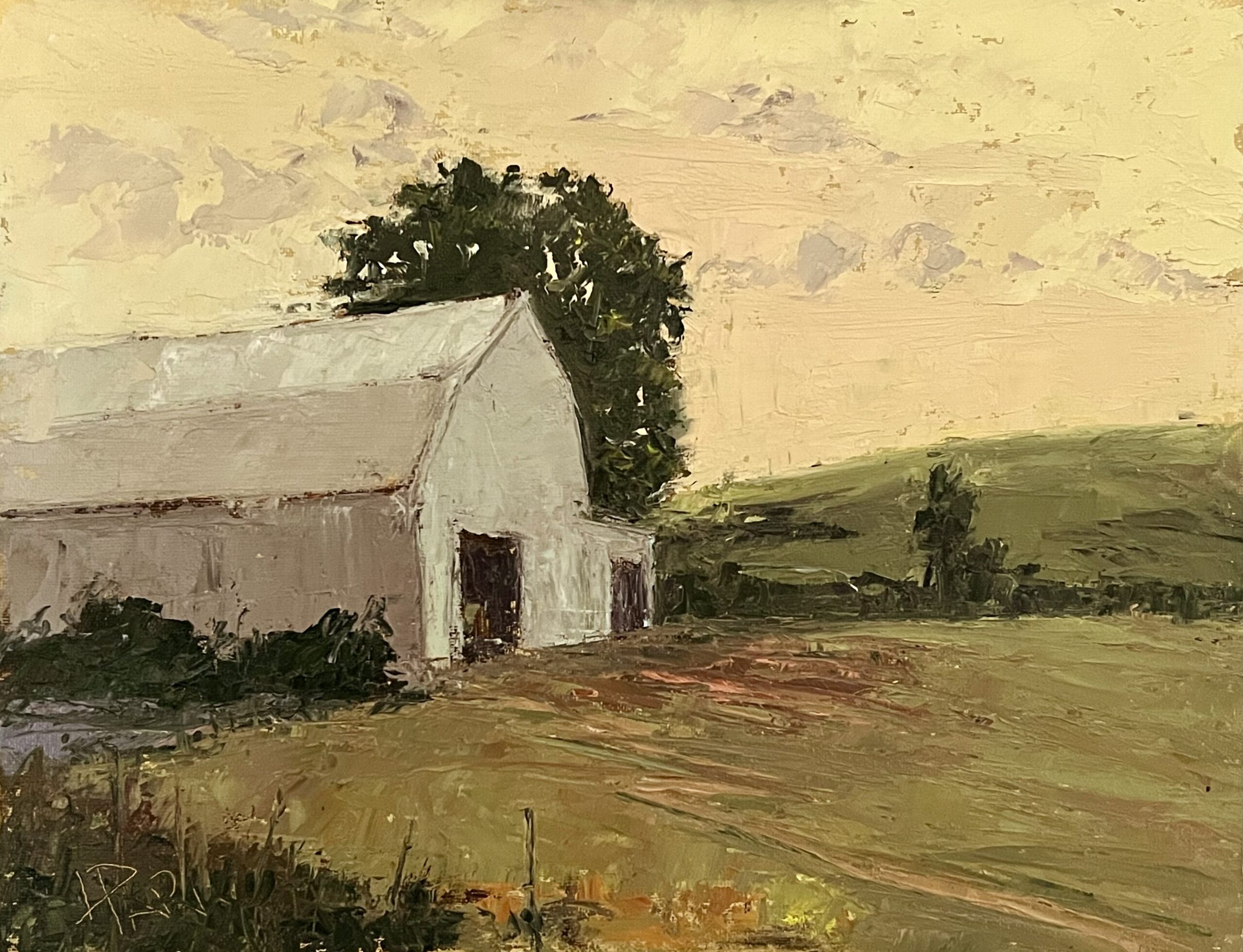 Virginia Barn, 11 x 14, Oil/Board, $750 – by Howard Park