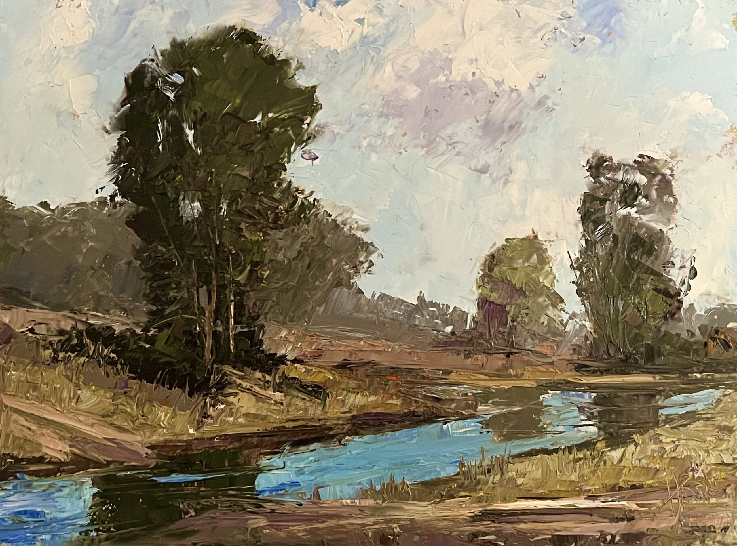 Farmington River, 11 x 14, Oil/Board, $750 – by Howard Park