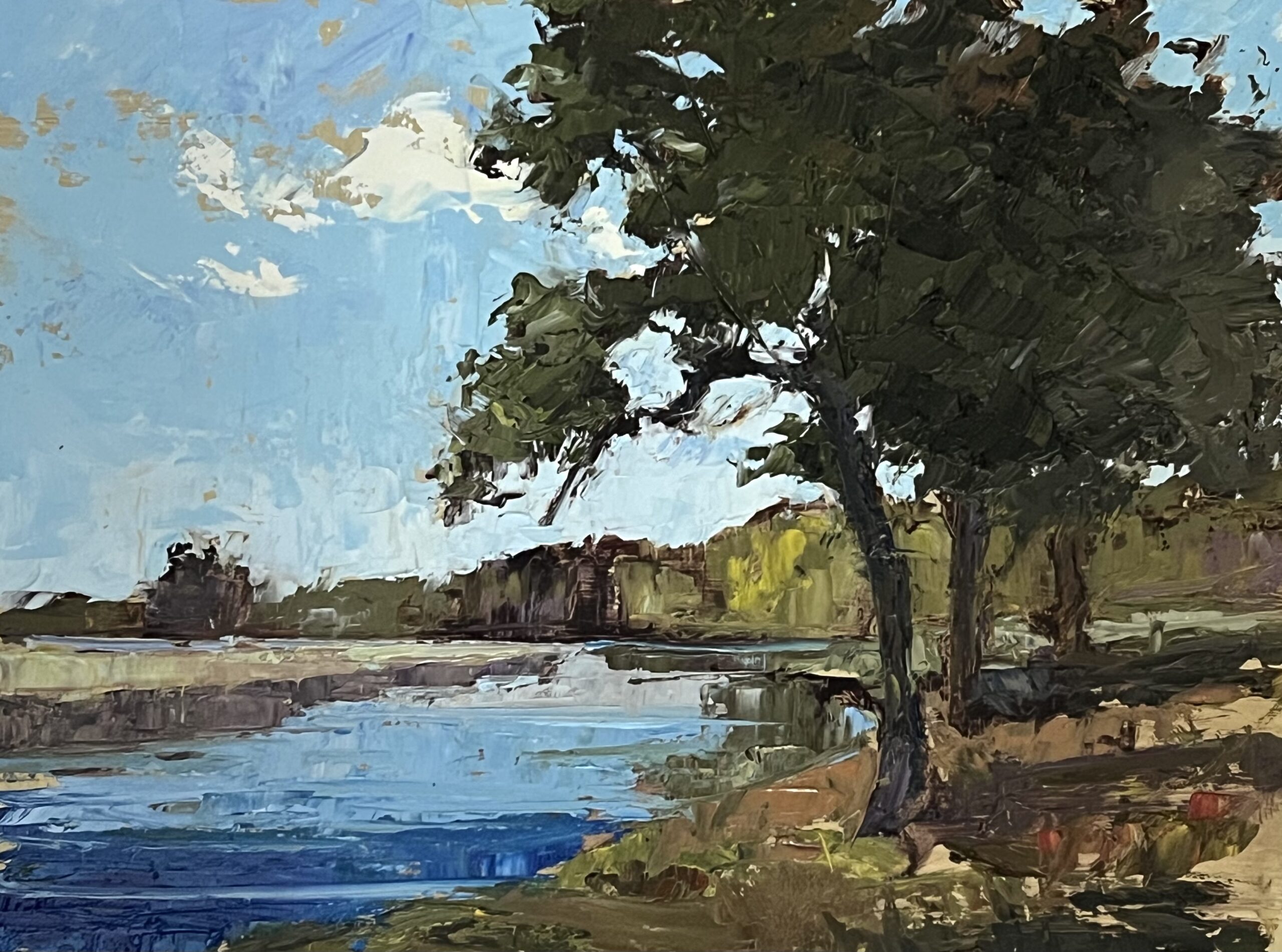 Lieutenant River, 16 x 12, Oil/Board. $800 – by Howard Park