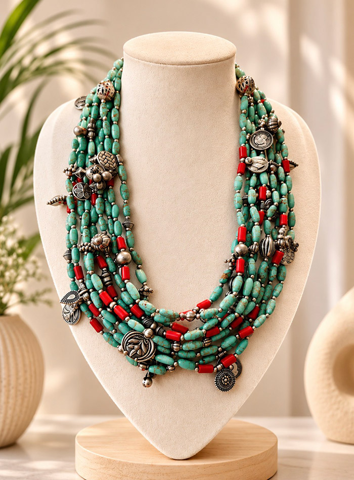Turquoise Tapestry by Smita Nerkar – $90